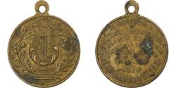 World Coins - France, Medal, Concours International de Musique, Neuilly-sur-Seine, 1874
