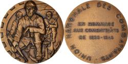 World Coins - France, Medal, U.N.C, Hommage aux Combattants de 1939-1940, WAR, , Bronze