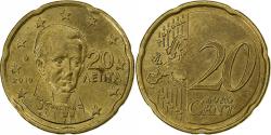 World Coins - Greece, 20 Euro Cent, 2010, Athens, , Brass, KM:185