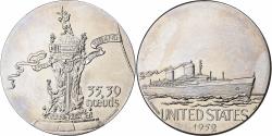 World Coins - France, Medal, Les Grands Transatlantiques, United States, Nickel, C. Gondard