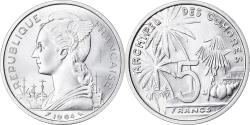 World Coins - Coin, Comoros, 5 Francs, 1964, Paris, ESSAI, , Aluminum, KM:E3