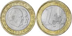 World Coins - Monaco, Rainier III, Euro, 2001, Paris, , Bi-Metallic, KM:173