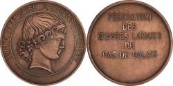 World Coins - France, Medal, Ligue Française de L'Enseignement, Instruction,