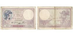 World Coins - France, 5 Francs, Violet, 1940, L.679, VF(30-35), Fayette:4.18, KM:83