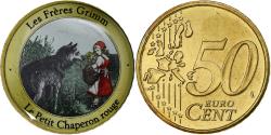 World Coins - France, Token, Frères Grimm, Petit Chaperon rouge, Nordic gold,