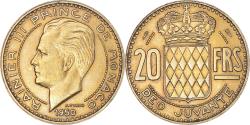 World Coins - Coin, Monaco, Rainier III, 20 Francs, Vingt, 1950, , Aluminum-Bronze