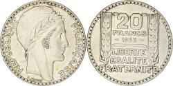 World Coins - Coin, France, Turin, 20 Francs, 1933, Paris, , Silver, KM:879