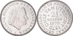 World Coins - Coin, Netherlands, Juliana, 2-1/2 Gulden, 1979, , Nickel, KM:197