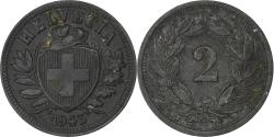 World Coins - Switzerland, 2 Rappen, 1943, Bern, Zinc, , KM:4.2b