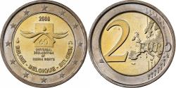 World Coins - Belgium, 2 Euro, 2008, Brussels, Bi-Metallic,