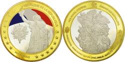 World Coins - France, Medal, Les piliers de la République, Marianne, , Copper Gilt