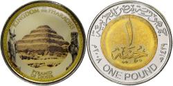 World Coins - Egypt, Token, Trésors des Pharaons, Pyramid of Djoser, 2008/AH1429