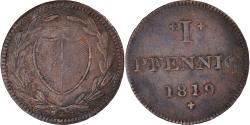 World Coins - Coin, German States, FRANKFURT AM MAIN, Pfennig, 1819, Frankfurt,