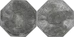 World Coins - Germany, Stadt Crailsheim, 10 Pfennig, 1917, , Zinc
