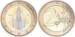 World Coins - Germany, 2 Euro, Hessen, 2015, Munich, Iridescent, , Bi-Metallic