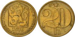 World Coins - Coin, Czechoslovakia, 20 Haleru, 1976, , Nickel-brass, KM:74
