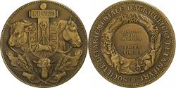 World Coins - France, Medal, Agriculture, Concours général de Nevers, Nièvre, n.d., Bronze