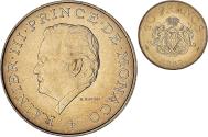World Coins - Monaco, Rainier III, 10 Francs, 1982, , Copper-Nickel-Aluminum, KM:154