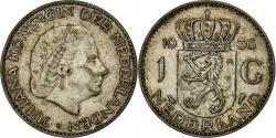 World Coins - Netherlands, Juliana, Gulden, 1956, Utrecht, Silver,