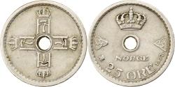 World Coins - Norway, Haakon VII, 25 Öre, 1927, Copper-nickel, , KM:384