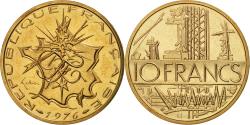 World Coins - Coin, France, Mathieu, 10 Francs, 1976, Paris, , Nickel-brass, KM:940