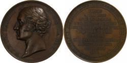 World Coins - France, Medal, Mathieu de Montmorency, Eulogy, 1826, Bronze, Barre,