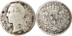 World Coins - Coin, France, Louis XV, 1/10 Écu au bandeau, 12 Sols, 1/10 ECU, 1744, Paris