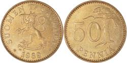 World Coins - Coin, Finland, 50 Penniä, 1989, , Aluminum-Bronze, KM:48