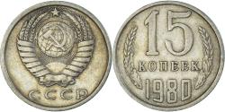 World Coins - Coin, Russia, 15 Kopeks, 1980
