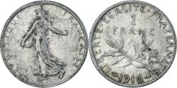 World Coins - Coin, France, Semeuse, Franc, 1910, Paris, , Silver, KM:844.1