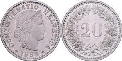 World Coins - Switzerland, 20 Rappen, 1983, Bern, Copper-nickel, , KM:29a