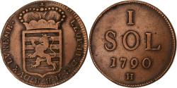 World Coins - Luxembourg, Leopold II, Sol, 1790, Günzburg, Copper, , KM:15