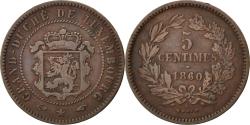 World Coins - Coin, Luxembourg, William III, 5 Centimes, 1860, Paris, , Bronze