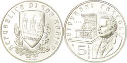 World Coins - San Marino, 5 Euro, Giovanni Pascoli, 2012, , Silver, KM:520