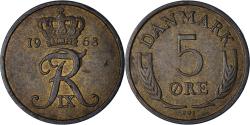World Coins - Denmark, 5 Öre, 1968