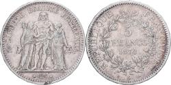 World Coins - Coin, France, Hercule, 5 Francs, 1878, Bordeaux, , Silver, KM:820.2