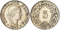 World Coins - Coin, Switzerland, 5 Rappen, 1942