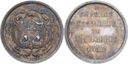 World Coins - France, Token, Chambre Syndicale de l'Épicerie, 1853, Silver,