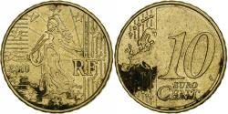 World Coins - France, 10 Euro Cent, 2010, Paris, Brass, , KM:254