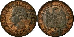 World Coins - Coin, France, Napoleon III, Napoléon III, Centime, 1855, Marseille,
