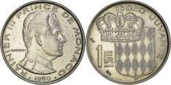 World Coins - Coin, Monaco, Rainier III, Franc, 1960, , Nickel, KM:140, Gadoury:150
