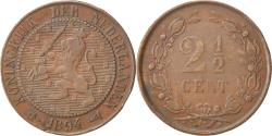 World Coins - Coin, Netherlands, Wilhelmina I, 2-1/2 Cent, 1894, , Bronze, KM:108.2