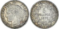 World Coins - Coin, France, Cérès, 5 Francs, 1870, Paris, , Silver, KM:818.1
