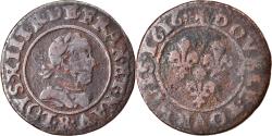 World Coins - Coin, France, Louis XIII, Double tournois, buste enfantin, Double Tournois