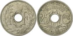 World Coins - France, 25 Centimes, Lindauer, .1938., Paris, Nickel-Bronze,
