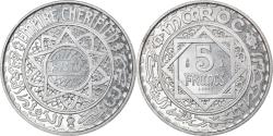 World Coins - Coin, Morocco, 5 Francs, 1951, Paris, , Aluminum, KM:E39, Lecompte:246