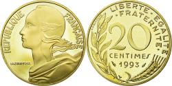 World Coins - Coin, France, Marianne, 20 Centimes, 1993, , Aluminum-Bronze, KM:930