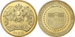 World Coins - France, Token, Paris - Musée Grévin - Colonne Jackson, 2014, Copper-nickel