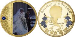 World Coins - United Kingdom, Medal, Portraits de la Princesse Diana, , Copper Gilt