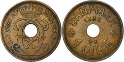 World Coins - Coin, Denmark, Christian X, Ore, 1938, Copenhagen, , Bronze, KM:826.2